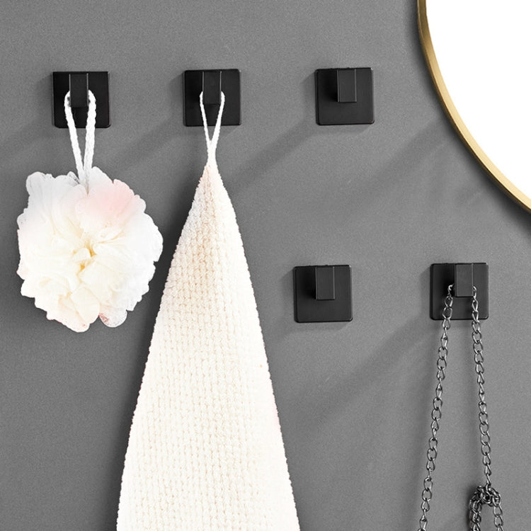 Crochets solides épaissis pour toilettes, crochets à vêtements en aluminium sans perforation, cintre mural pour vêtements et chapeaux, 9524