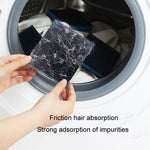 Filtre de nettoyage anti-adhésif pour machine à laver avec ventouse pour cheveux