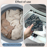 Filtre de nettoyage anti-adhésif pour machine à laver avec ventouse pour cheveux