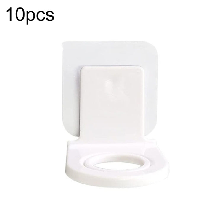 10 étagères de douche murales sans perçage pour toilettes, shampoing, gel douche, modèle à patch transparent, modèle à patch motif argenté