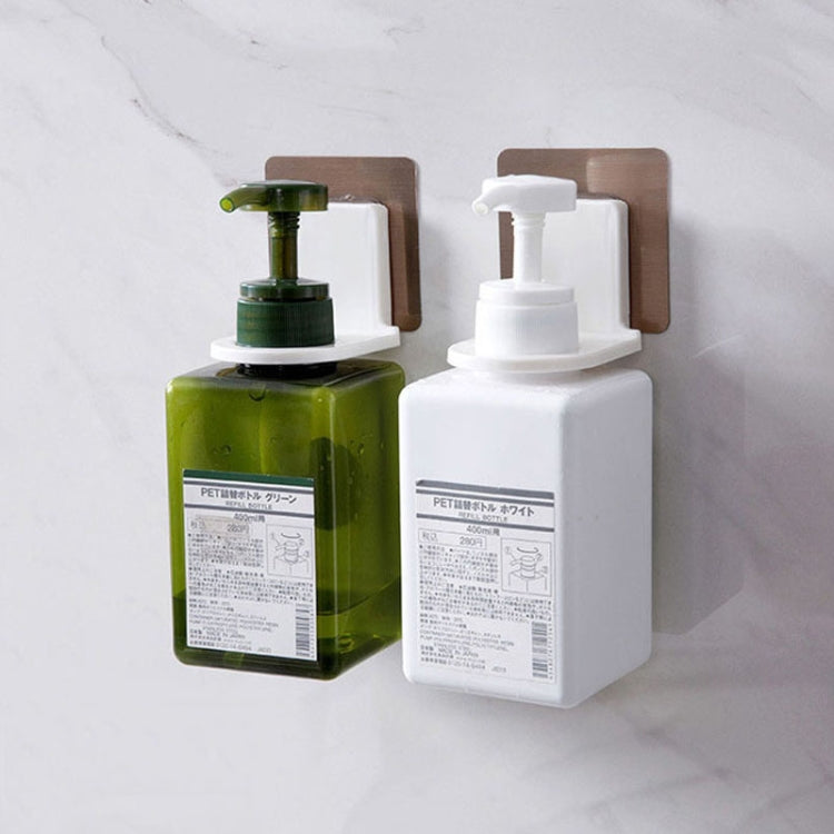 10 étagères de douche murales sans perçage pour toilettes, shampoing, gel douche, modèle à patch transparent, modèle à patch motif argenté