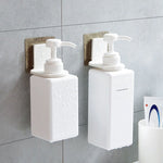 10 étagères de douche murales sans perçage pour toilettes, shampoing, gel douche, modèle à patch transparent, modèle à patch motif argenté