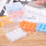 12 pièces/boîte bouchons d'oreille en silicone pour enfants, réduction de bruit, étanches pour la natation
