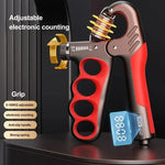 Renforceur de poigne réglable 5-100kg Exerciteur de muscles du bras, Compteur électronique orange, Compteur électronique rouge, Compteur électronique gris, Compteur mécanique orange, Compteur mécanique rouge, Compteur mécanique gris
