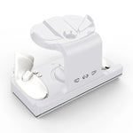 Pour la base de chargement du casque Meta Quest 3 avec lumières Dazzle, support de chargement pour manette VR, blanc, noir