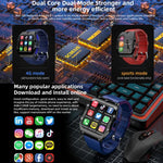 Montre connectée sport LOKMAT Appllp 3 Max 2,02 pouces avec carte mémoire, appels 4G, étanche et fonction SOS.