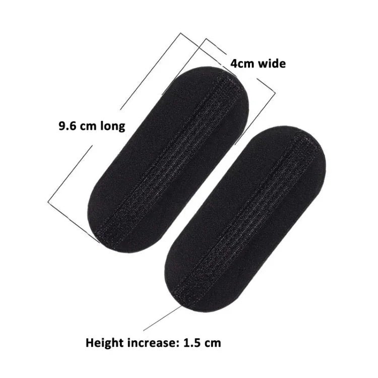 2 pièces/paquet épingle à cheveux éponge BB pince à cheveux pour racine de cheveux hauteur moelleux cheveux augmentation pad