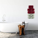 Porte-Serviettes Mural de Salle de Bain Multifonctionnel en Fer Support à Vin Mural Étagère de Rangement
