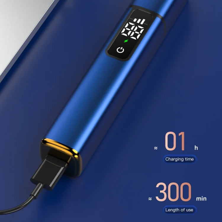Tondeuse à nez électrique numérique rechargeable 3 vitesses réglable portable