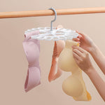 Cintre à chaussettes rotatif à 360 degrés avec 20 pinces Séchoir à linge rond