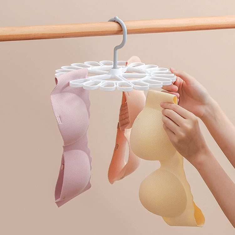 Cintre à chaussettes rotatif à 360 degrés avec 20 pinces Séchoir à linge rond