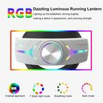 Casque pliable réglable avec éclairage RGB rechargeable USB pour Meta Quest 3, pour Meta Quest 3 (Elite), pour Meta Quest 3 (Blanc), pour Meta Quest 3 (Noir)