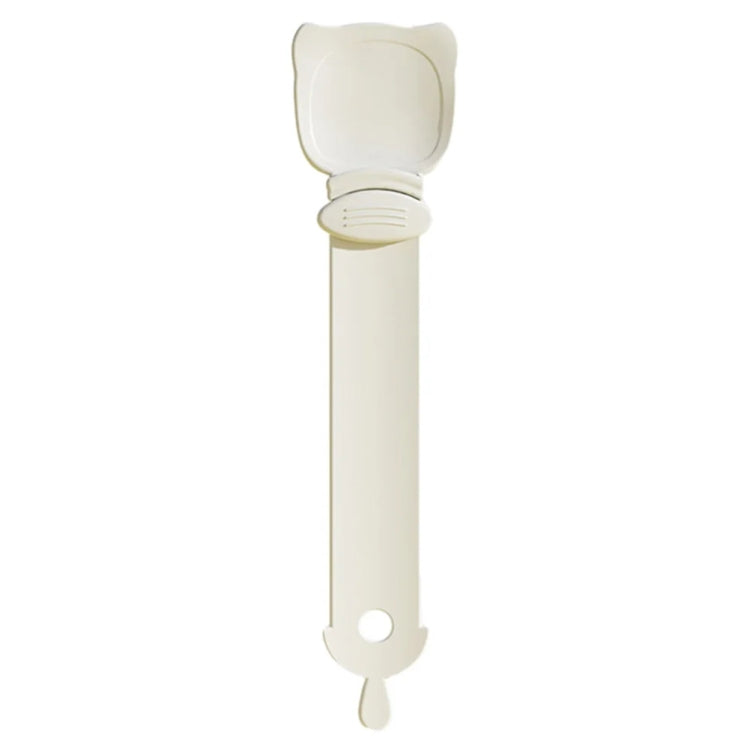 Distributeur de friandises pour chats, presse-sachet, cuillère d'alimentation pour animaux, Orange, Vert, Beige