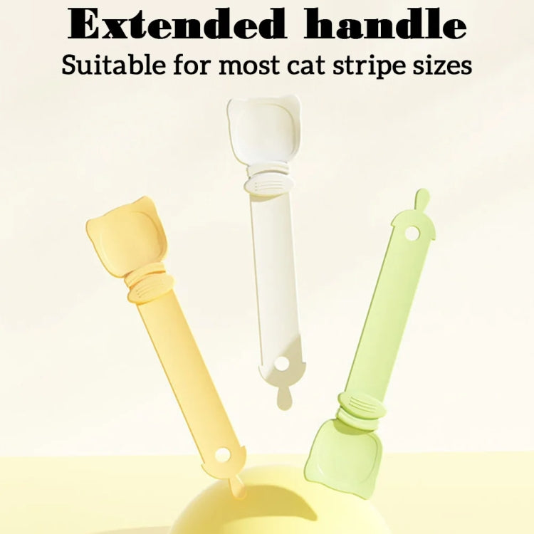 Distributeur de friandises pour chats, presse-sachet, cuillère d'alimentation pour animaux, Orange, Vert, Beige
