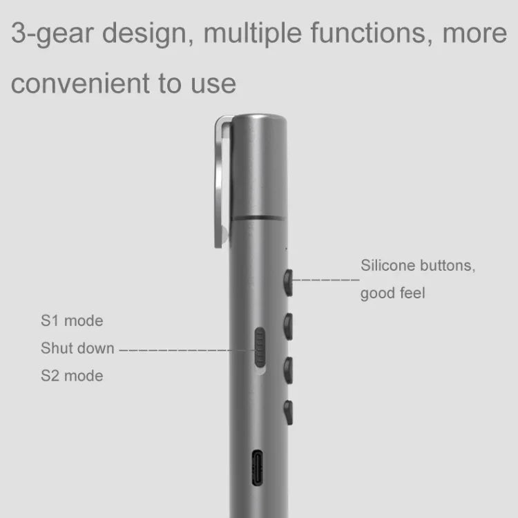 Stylo pointeur télescopique pour conférence, pointeur laser, présentateur sans fil PPT, pointeur laser télescopique