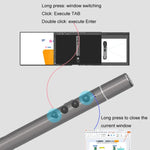 Stylo pointeur télescopique pour conférence, pointeur laser, présentateur sans fil PPT, pointeur laser télescopique