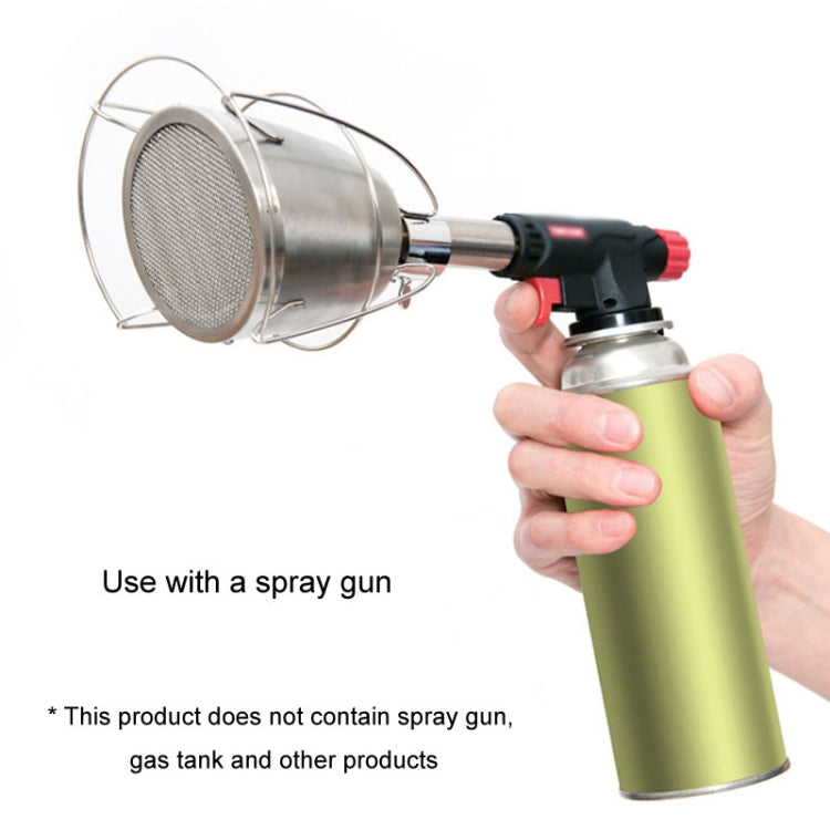 COOL CAMP CF-75 Accessoires pour barbecue sans fumée, adaptateur de lance-flammes à rôtissoire portative pour camping en plein air