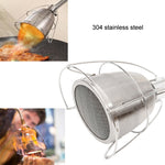 COOL CAMP CF-75 Accessoires pour barbecue sans fumée, adaptateur de lance-flammes à rôtissoire portative pour camping en plein air