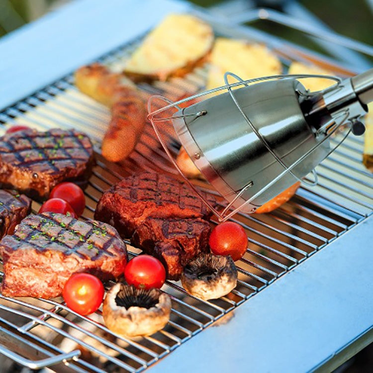 COOL CAMP CF-75 Accessoires pour barbecue sans fumée, adaptateur de lance-flammes à rôtissoire portative pour camping en plein air