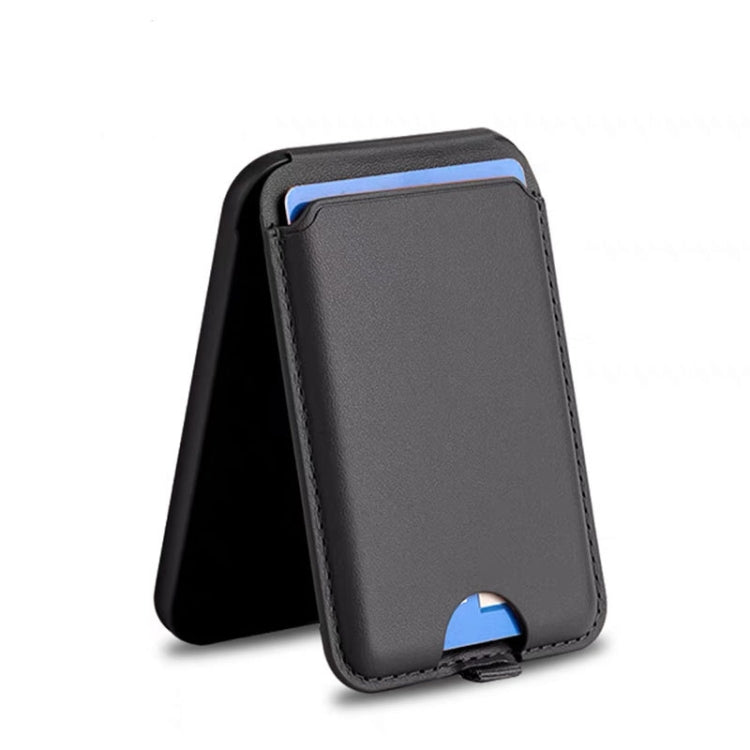Porte-cartes portefeuille MagSafe pour téléphone portable avec support réglable