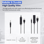 Casque filaire avec crochet d'oreille SOYTO SY227 pour opérateur, 3,5 mm, contrôle filaire USB séparé