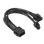 Câble adaptateur CPU 8 broches vers 8+4 broches Alimentation Carte mère Câble d'alimentation processeur, 20cm, 30cm