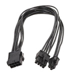 Câble adaptateur CPU 8 broches vers 8+4 broches Alimentation Carte mère Câble d'alimentation processeur, 20cm, 30cm