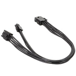 Câble adaptateur CPU 8 broches vers 8+4 broches Alimentation Carte mère Câble d'alimentation processeur, 20cm, 30cm