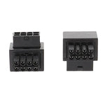 Connecteur d'alimentation CPU carte mère 8 broches Interface connecteur directionnel angle 90 degrés, pli positif type A, courbe inversée type B