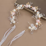 Serre-têtes Guirlande de Fleurs des Bois Accessoires de Spectacle Fille d'Anniversaire