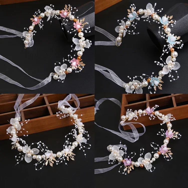 Serre-têtes Guirlande de Fleurs des Bois Accessoires de Spectacle Fille d'Anniversaire