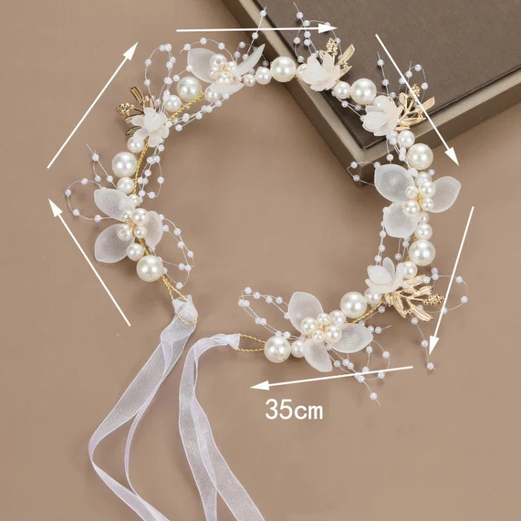 Serre-têtes Guirlande de Fleurs des Bois Accessoires de Spectacle Fille d'Anniversaire