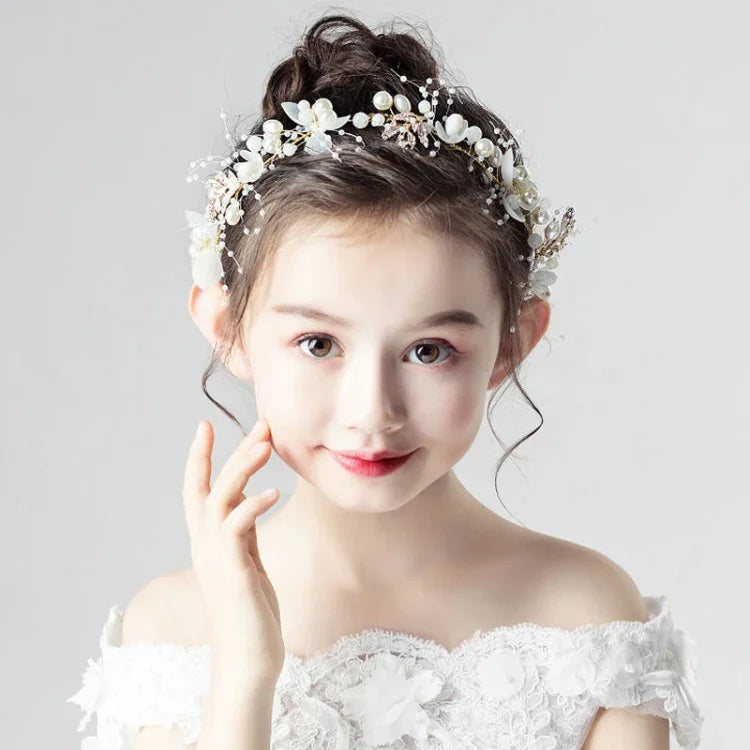 Serre-têtes Guirlande de Fleurs des Bois Accessoires de Spectacle Fille d'Anniversaire