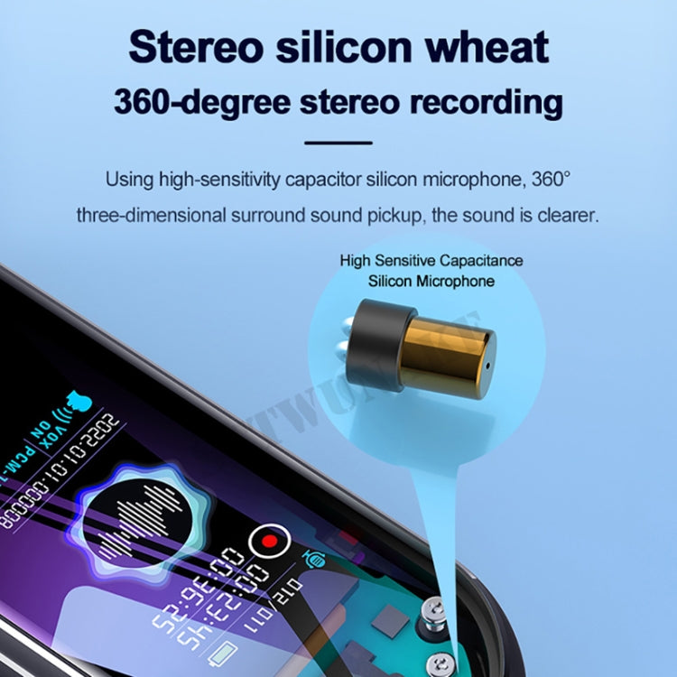 Enregistreur vocal Q53 avec minuterie et ultra longue veille, HD avec annulation de bruit, sans mémoire, 4GB, 8GB, 16GB, 32GB, 64GB, 128GB