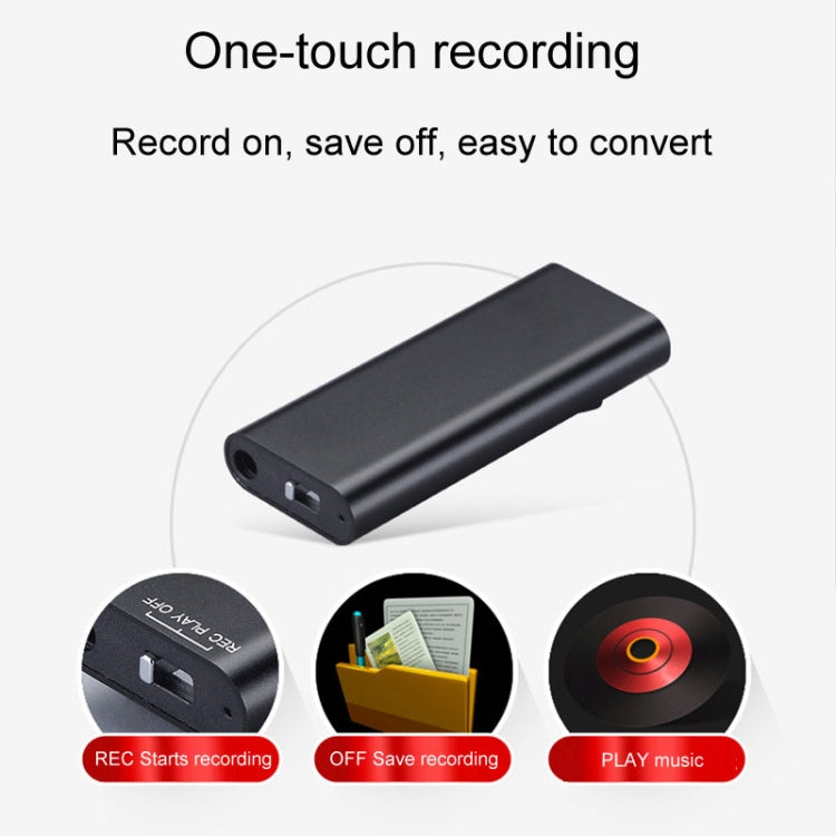 Enregistreur vocal intelligent Q25 avec écran HD, réduction de bruit, clip arrière, reporter vocal, 4 Go, 8 Go, 16 Go, 32 Go
