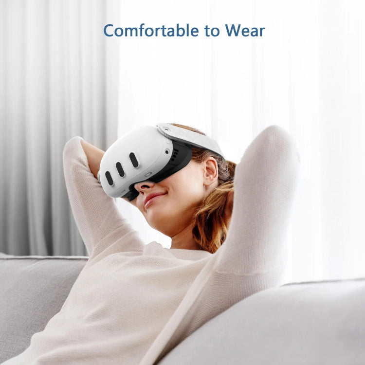 AMVR Q3FC1 Masque en cuir respirant en soie glacée pour Meta Quest3