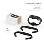AMVR Q3FC1 Masque en cuir respirant en soie glacée pour Meta Quest3