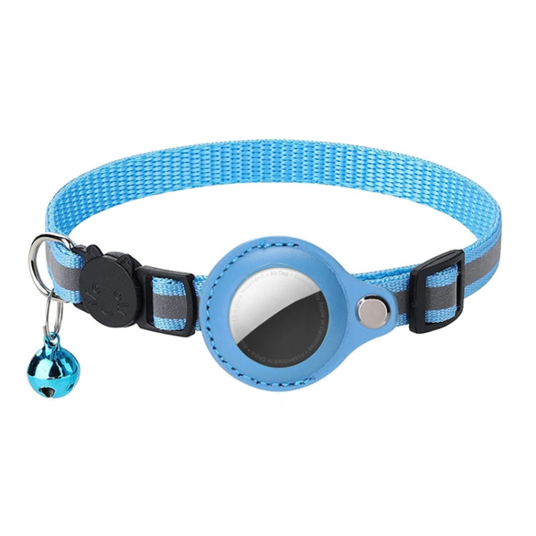 Pour AirTag 2e génération / AirTag 1re génération, Collier réfléchissant anti-perte pour animaux de compagnie avec clochette