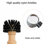 Brosse de nettoyage pour poudre de café Tête de balayage de machine à café, Petite, Grande