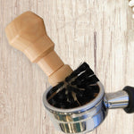 Brosse de nettoyage pour poudre de café Tête de balayage de machine à café, Petite, Grande