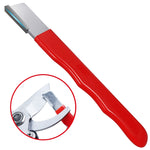 Affûteur portable d'extérieur pour ciseaux de jardin, couteaux et ciseaux, double usage.