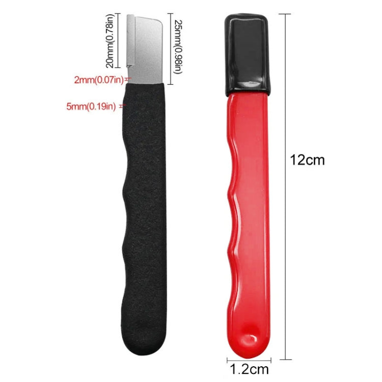 Affûteur portable d'extérieur pour ciseaux de jardin, couteaux et ciseaux, double usage.