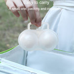 Boîte de rangement et de protection portable pour petits œufs à 2 compartiments