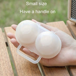 Boîte de rangement et de protection portable pour petits œufs à 2 compartiments