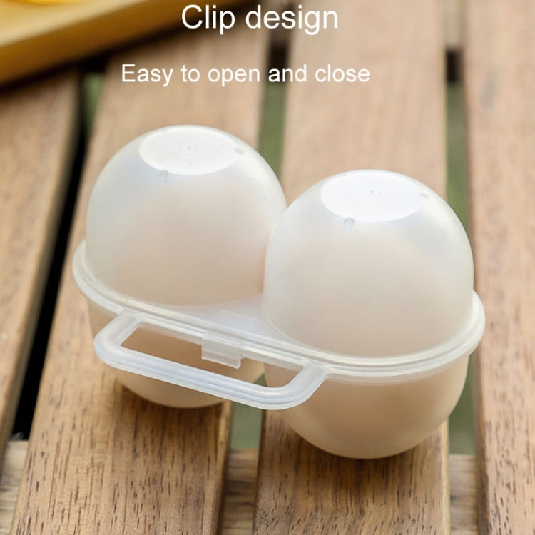 Boîte de rangement et de protection portable pour petits œufs à 2 compartiments