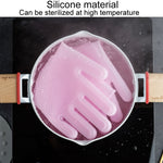 Gants de vaisselle en silicone pour hommes et femmes, 160g