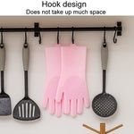 Gants de vaisselle en silicone pour hommes et femmes, 160g
