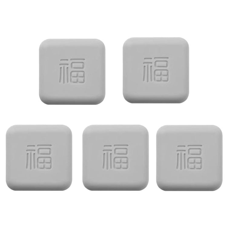 5pcs Patin silencieux anti-collision pour poignée de porte, coussin de fermeture de porte pour salon et chambre, patin de protection en silicone