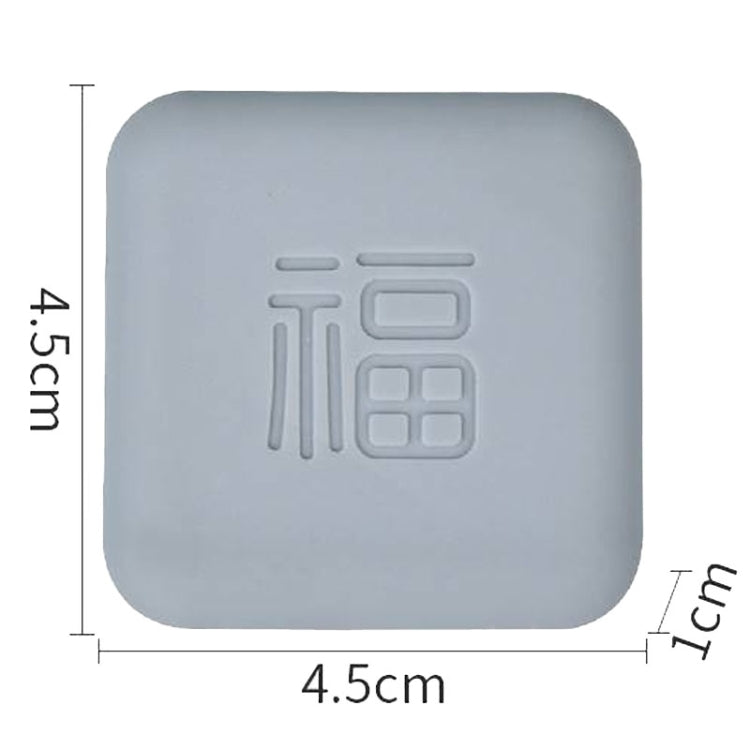 5pcs Patin silencieux anti-collision pour poignée de porte, coussin de fermeture de porte pour salon et chambre, patin de protection en silicone