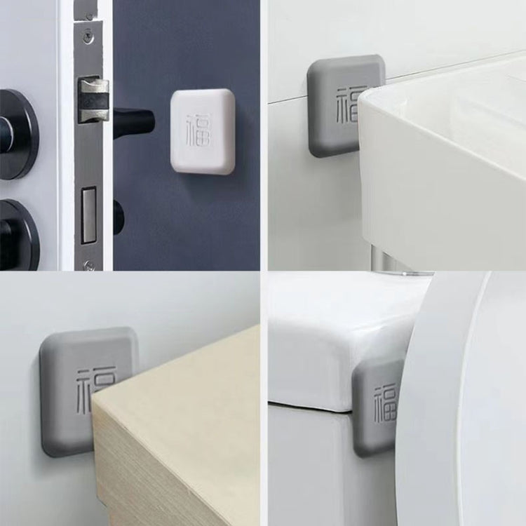 5pcs Patin silencieux anti-collision pour poignée de porte, coussin de fermeture de porte pour salon et chambre, patin de protection en silicone